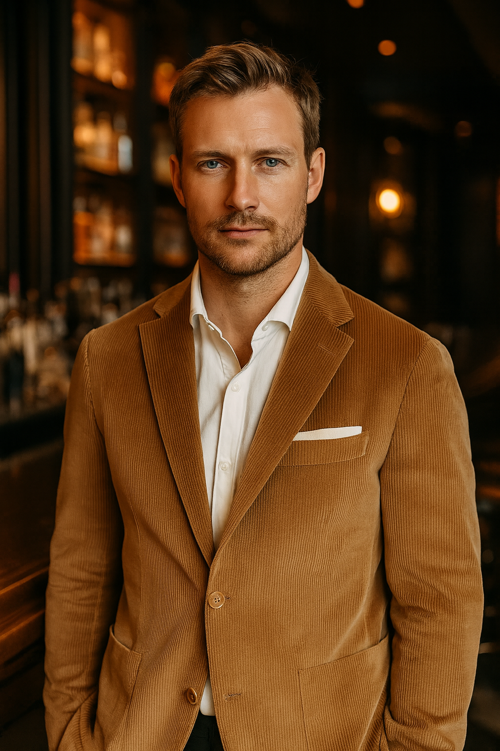 Not My First Corduroy Blazer - Magical Brown