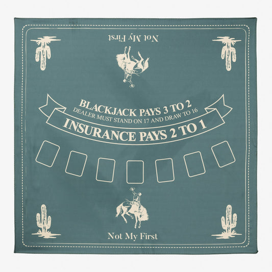 Gambling Scarf Money Green