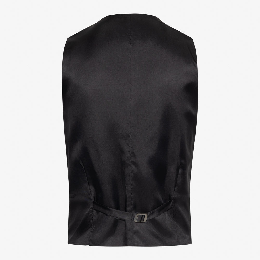 Not My First Velour Cocktail Vest - Pitch Black