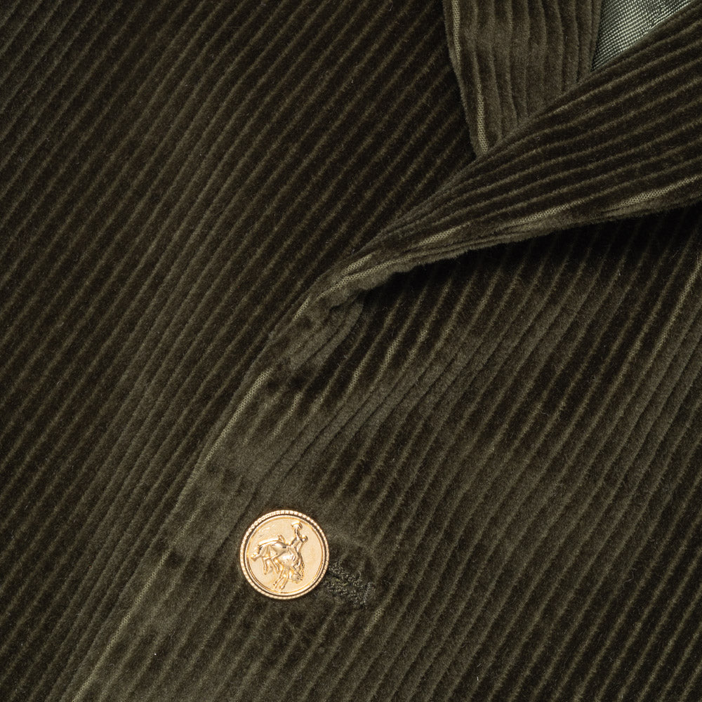 Not My First Corduroy Vest - Forest Green