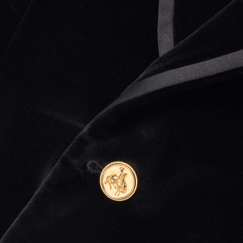 Not My First Velour Cocktail Jacket - Pitch Black