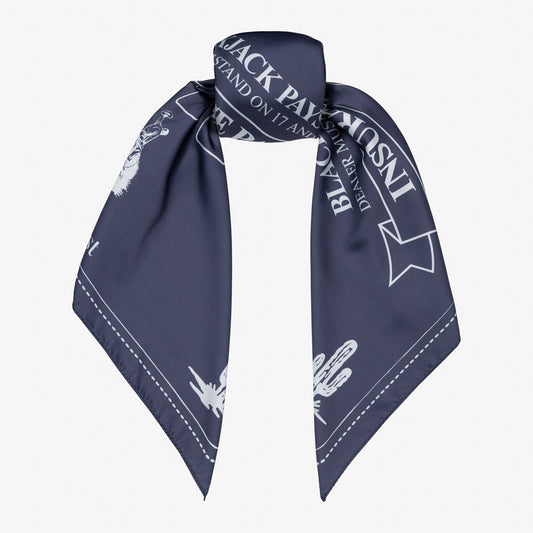 Gambling Scarf Smooth Navy